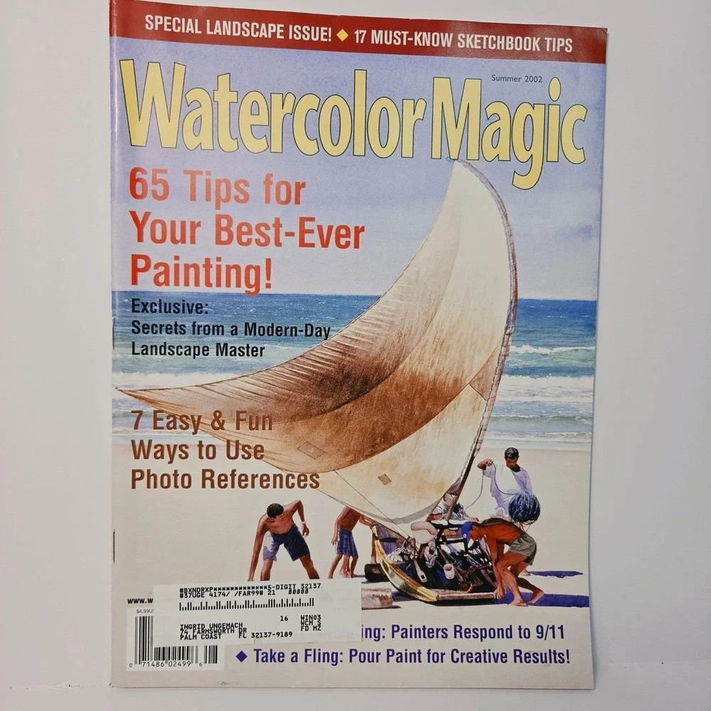 Watercolor Magic Magazine 2002 Full Year Set 4 Issue Spring Summer Autumn Winter